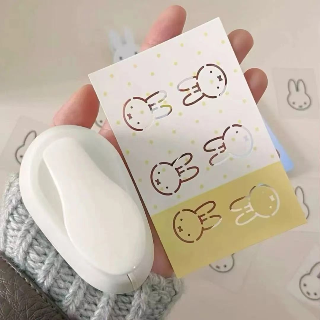 Diy Automation - ミッフィー新スタイルキュートエンボス加工機パンチャーラビットエンボス加工ツールDIY手芸アクセサリークリエイティブ印刷機ギフト