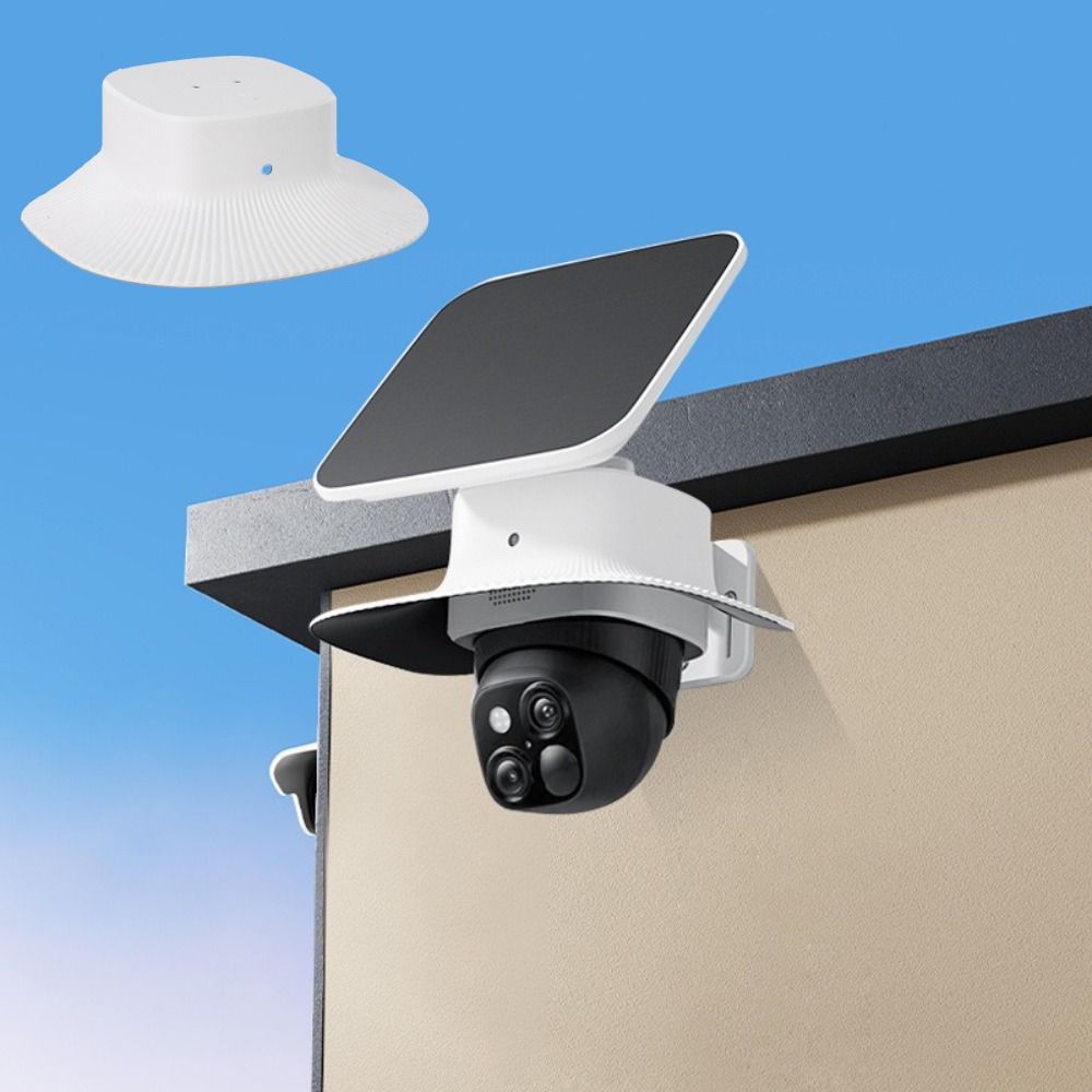 Eufy Camera S340 - ホワイトセキュリティカメラカバー防塵壁掛け耐候性カバー耐候性紫外線防止保護カバー Eufy S340 用