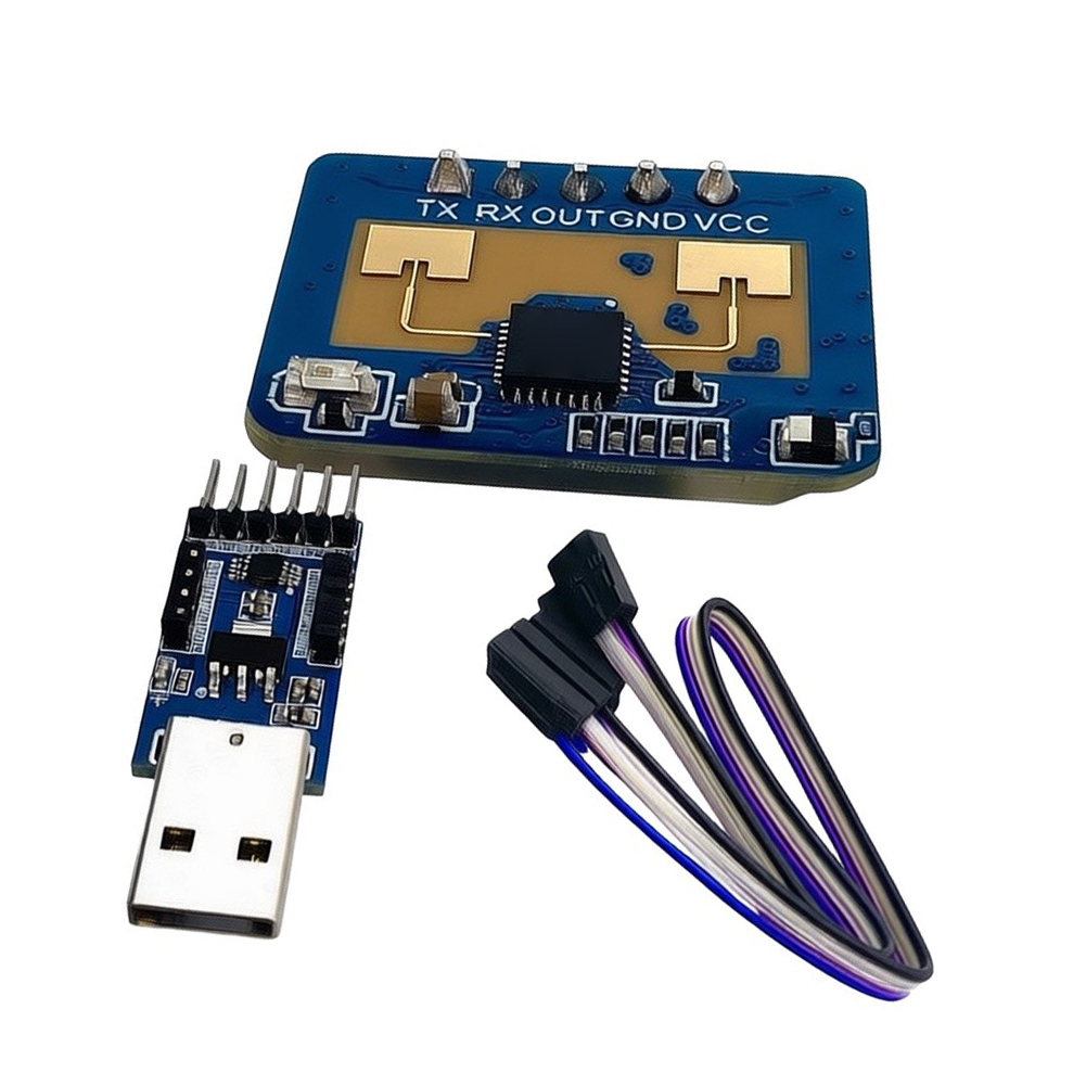 Diy Automation Projects - LD2410C コンパクトセンサーは、DIY自動化プロジェクト向けで、UART設定とGPIOトリガー出力に対応しています。サイズは22x16mmです。