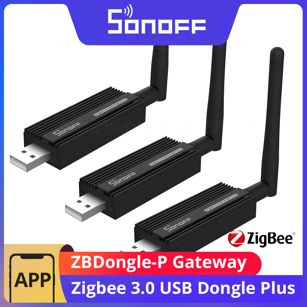 Zigbee Coordinator Stick - SONOFF zigbee gateway 3.0 ZBDongle-P USBドングルハブ