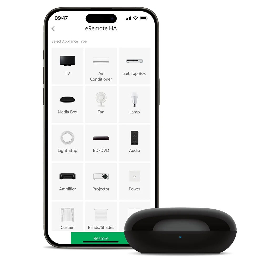 Ir Blaster Universal - LinknLink eRemote IRブラスター（テレビ、エアコン、STB用）- スマートWiFiユニバーサルリモコン、Home Assistant対応