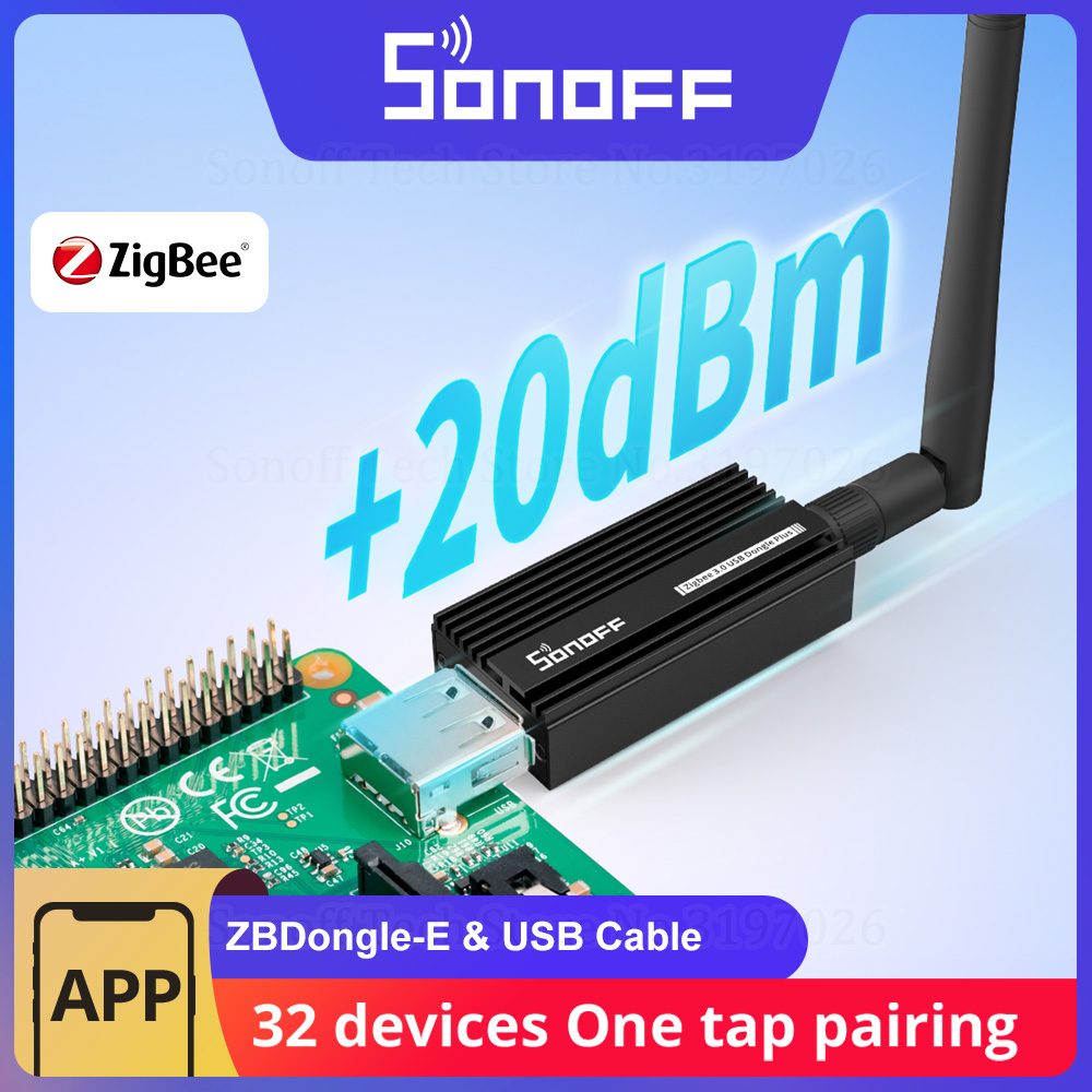 Zigbee Coordinator Stick - SONOFF ZBDongle-E USB ドングル プラス ZigBee