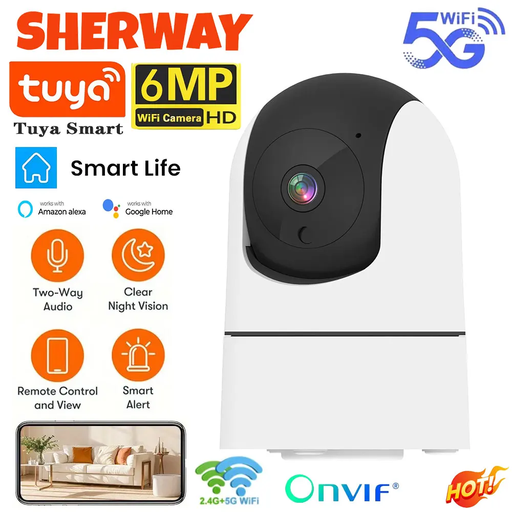 Eufy Camera E220 - ワイヤレスセキュリティカメラ,屋内,自動追跡,ベビーモニター,暗視,wifi,IP, 5g,6倍ズーム,Tuya, 5g