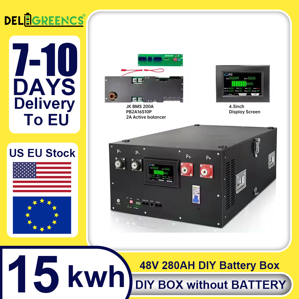 Home Automation Diy Kit - DIY 48V LiFePO4バッテリーパックキット ケース（オプション） JK 16S