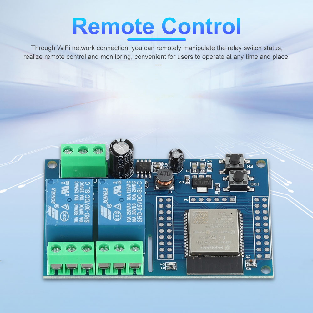 Relay 8 Channel Board - ESP32 WIFI Bluetooth 対応 BLE リレー