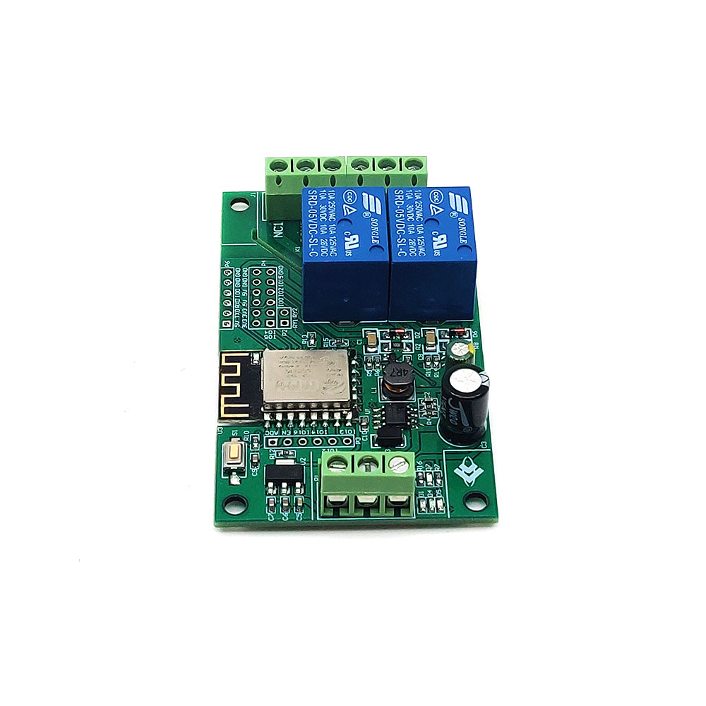 Relay 8 Channel Board - ESP8266 ワイヤレス WIFI リレーモジュール AC/DC 電源