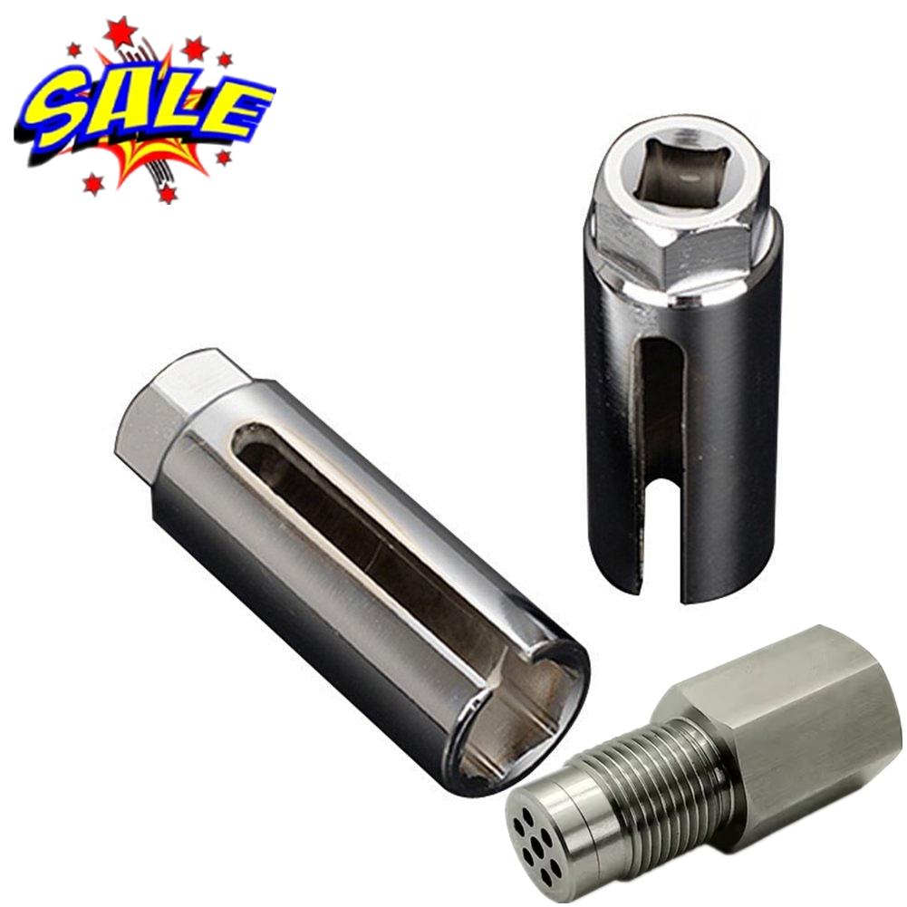 Ir Blaster Universal - 酸素O2センサースペーサーアダプターユニバーサルステンレス鋼延長フィルターCELミニ触媒チェックエンジンライト、分解ツール