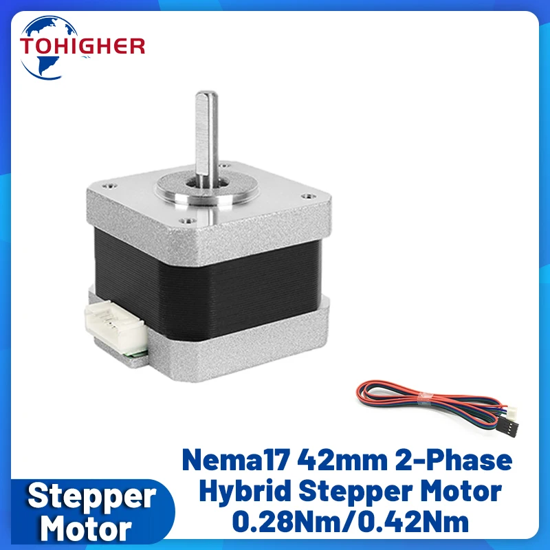 Diy Automation - Nema17 ステッピングモーター 42 モーター 4 リード