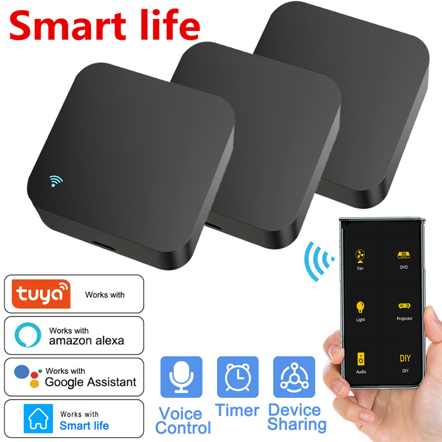 Ir Blaster Universal - Tuya WiFi IR リモコンエアコンテレビスマートホームブラスター赤外線ユニバーサルリモコン Alexa Google
