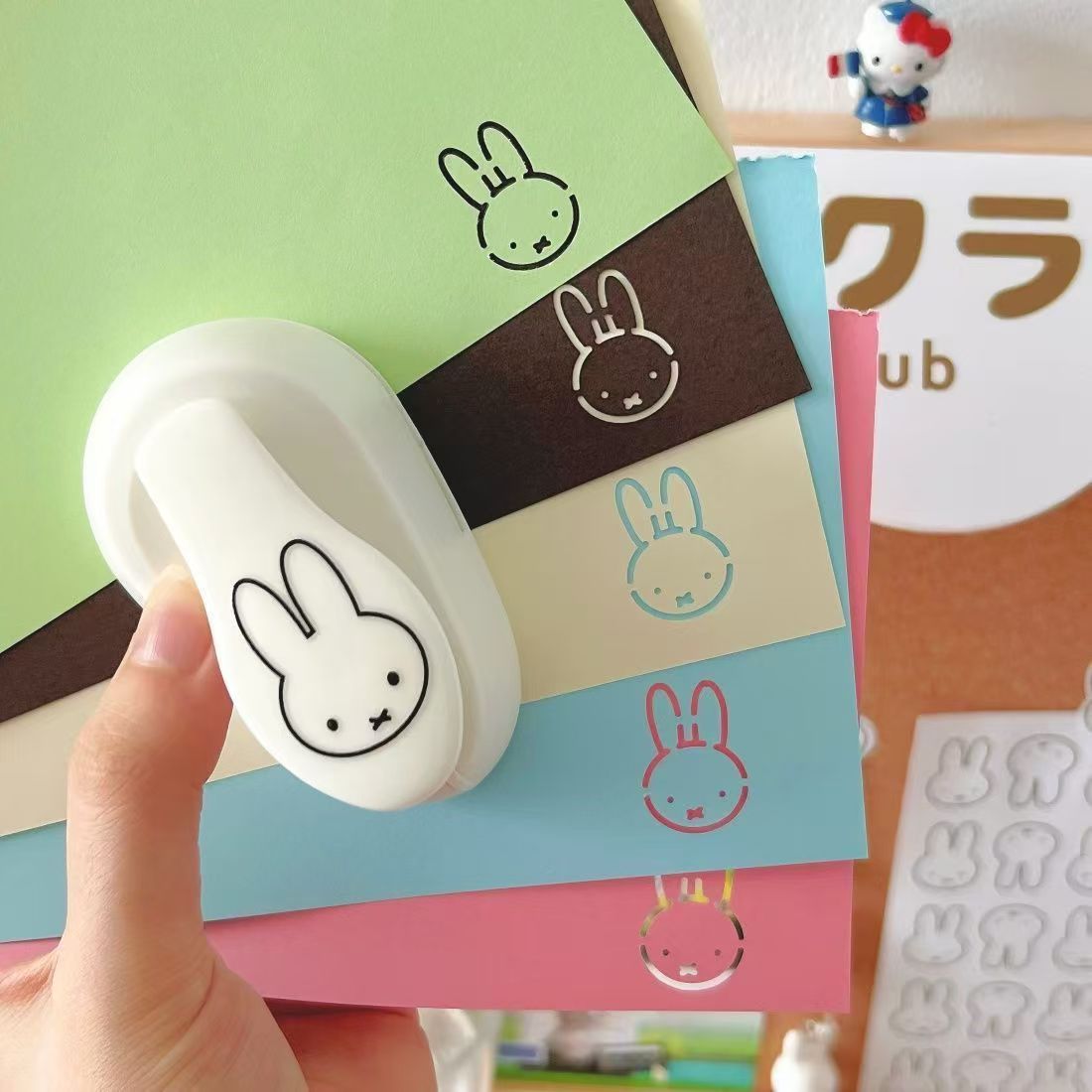 ミッフィー新スタイルキュートエンボス加工機パンチャーラビット - Diy Automation のレビューと価格