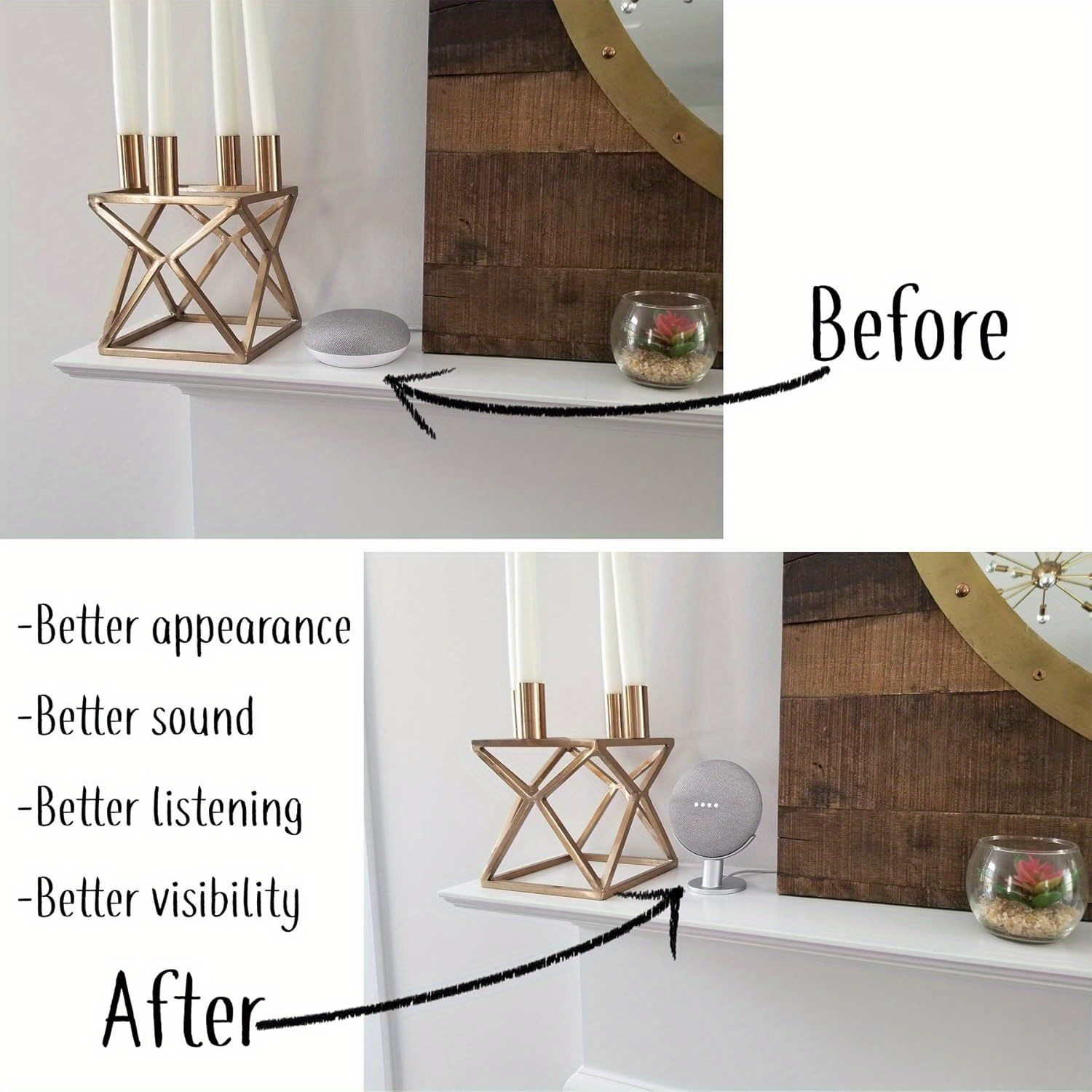 ミニスマートスピーカーディスプレイスタンドホームデスクトップ - Google Speaker Nest Audio のレビューと価格