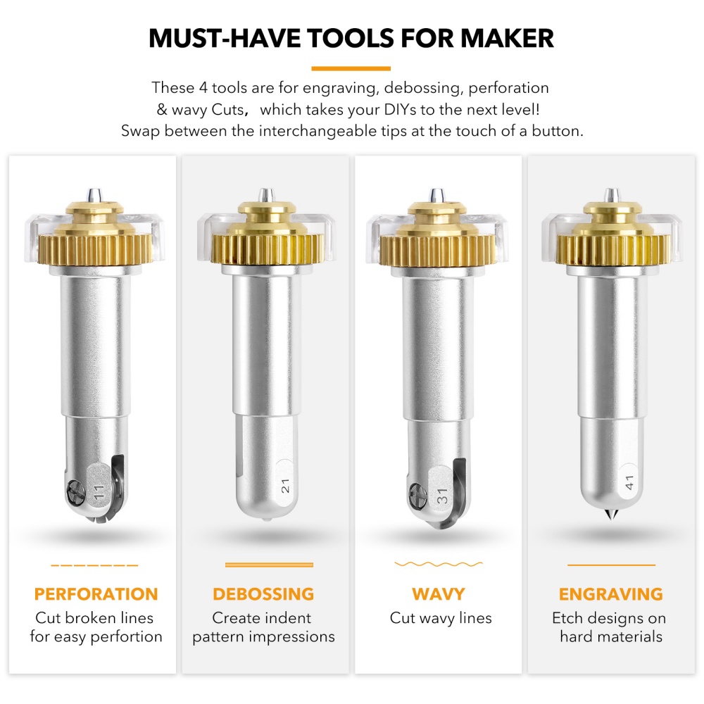 1個入り ウェーブブレード彫刻チップ Maker/Maker - Diy Automation のレビューと価格