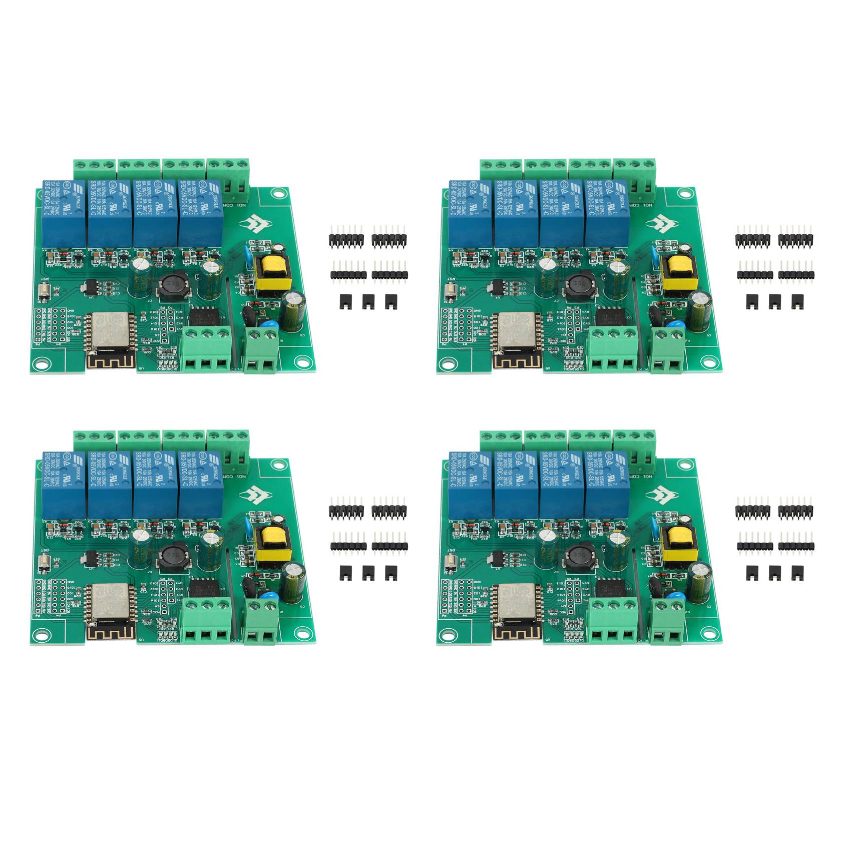 4X ワイヤレス WIFI 4 チャンネルリレーモジュール  - Relay 8 Channel Board のレビューと価格