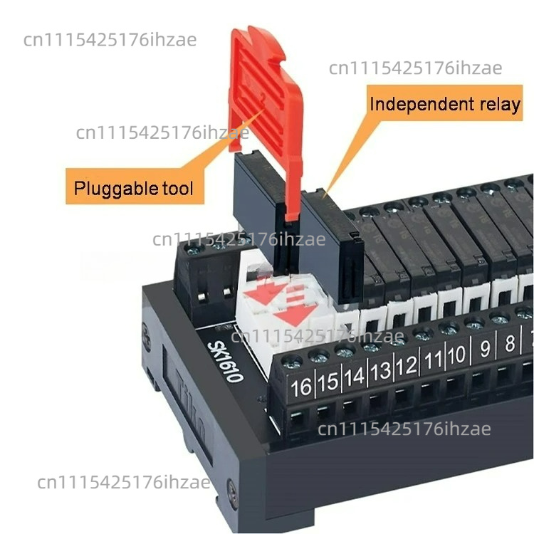 SK/SYシリーズリレーモジュールPLCアンプDINレールボ - Relay 8 Channel Board のレビューと価格