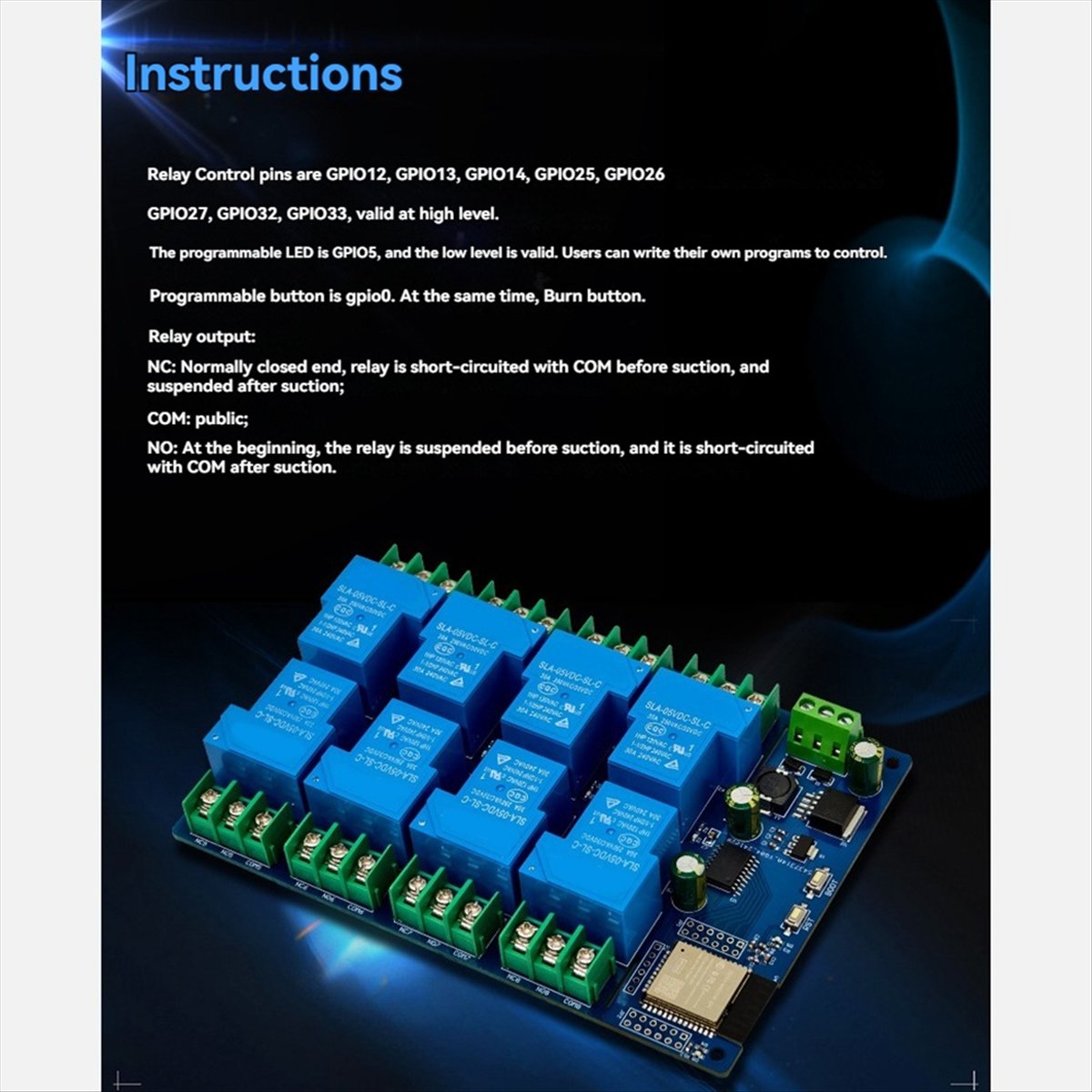 （ギフトアイデア）8チャンネルリレーモジュール 30A DC - Relay 8 Channel Board のレビューと価格