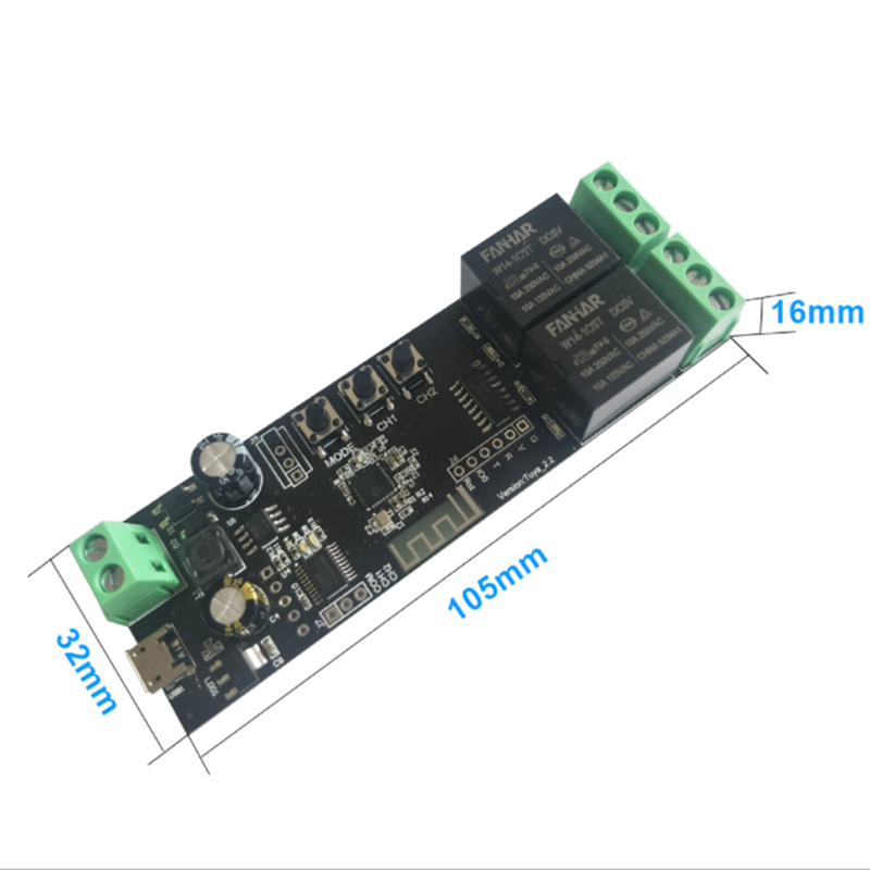 コネクテッドホーム用2ch Tuyaリモコン,Wi-Fi,D - Diy Home Automation Controller のレビューと価格