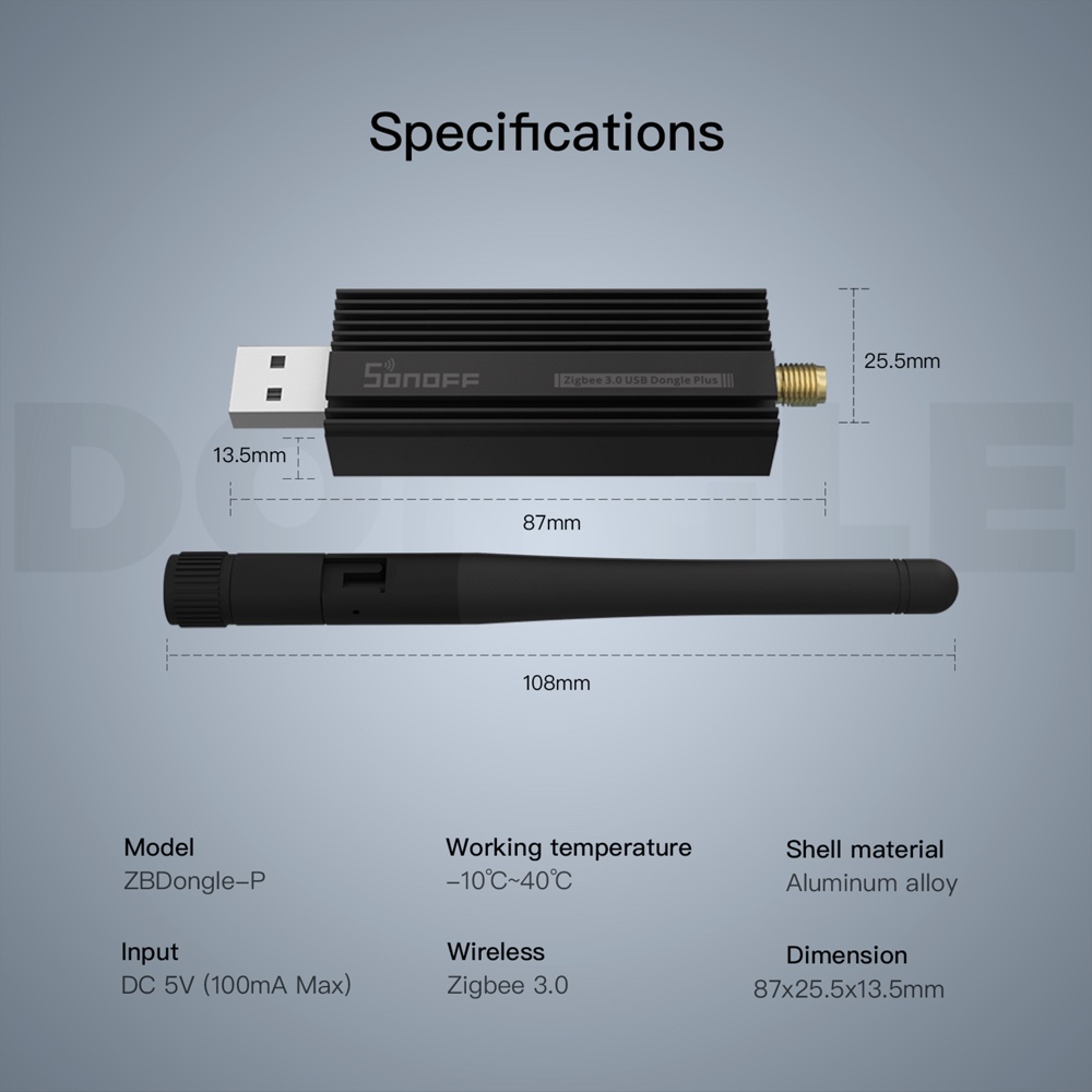 SONOFF zigbee gateway 3.0 ZBDo - Zigbee Coordinator Stick のレビューと価格