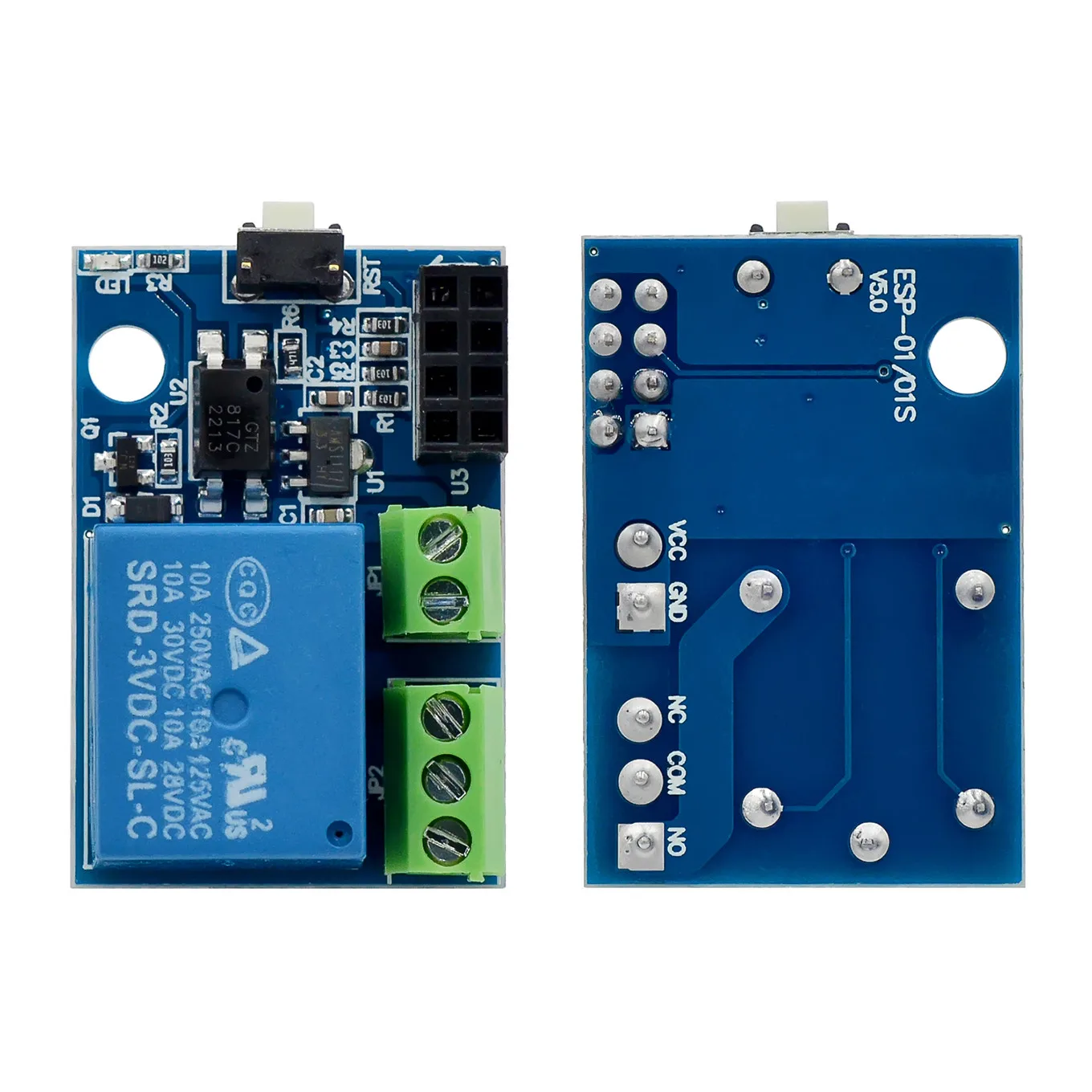 ESP-01S WiFi リレーモジュール 5V 10A ス - Home Automation Diy Kit のレビューと価格