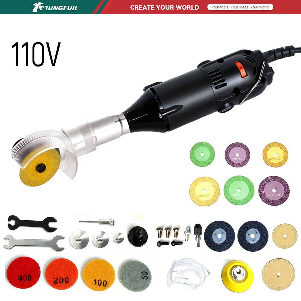 TUNGFULL 110V ミニアングルグラインダー電動研磨 - Diy Automation のレビューと価格