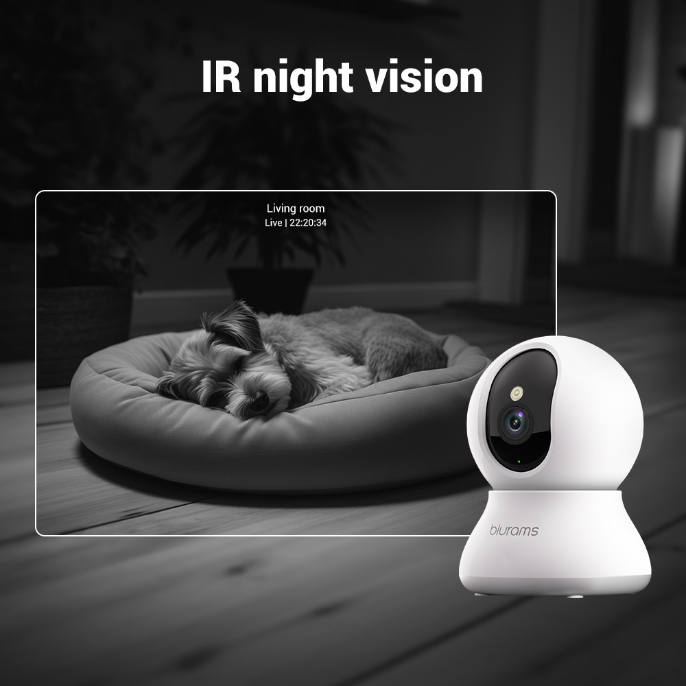 ブルーラムズ ペットカメラ 2K、360 °   屋内セキュ - Eufy Camera E220 のレビューと価格