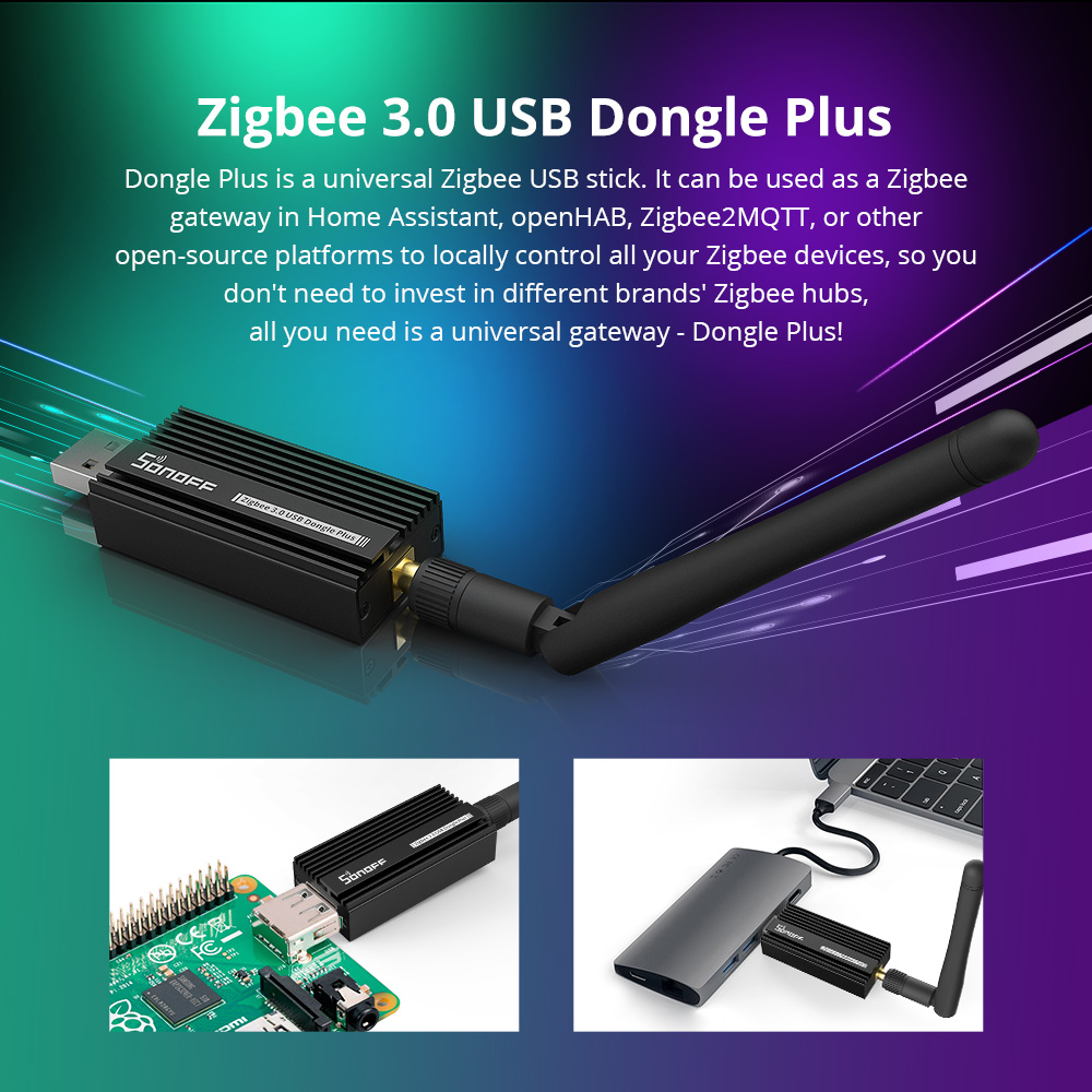 SONOFF Zigbee 3.0 USBドングルプラス Z - Zigbee Coordinator Stick のレビューと価格
