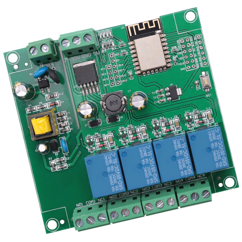 ESP8266 ワイヤレス WIFI 4 チャンネルリレーモ - Relay 8 Channel Board のレビューと価格