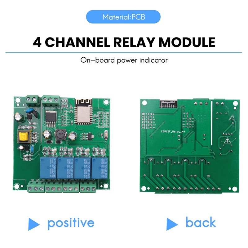 ESP8266 ワイヤレス WIFI 4 チャンネルリレーモ - Relay 8 Channel Board のレビューと価格