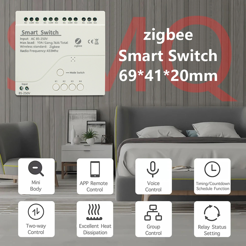 ZigbeeスマートスイッチWifiリレーモジュールホームオ - Home Automation Technology のレビューと価格