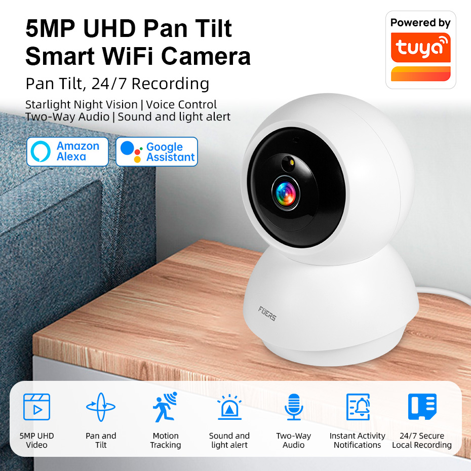 Fuers 5MP WiFi カメラは Tuya スマートホ - Eufy Camera E220 のレビューと価格