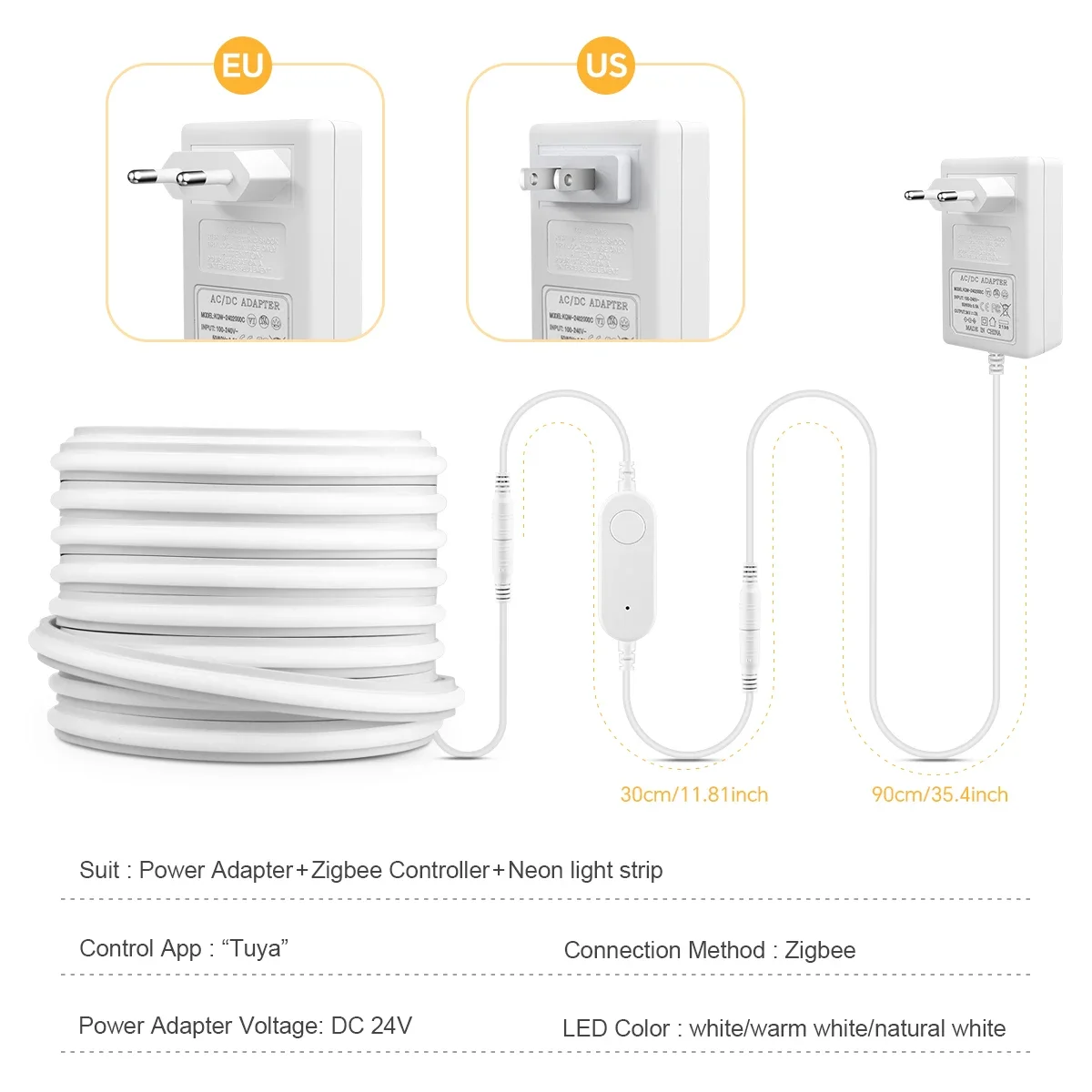 Zigbee 3.0 24V ネオン LED ストリップライ - Zigbee Coordinator Stick のレビューと価格