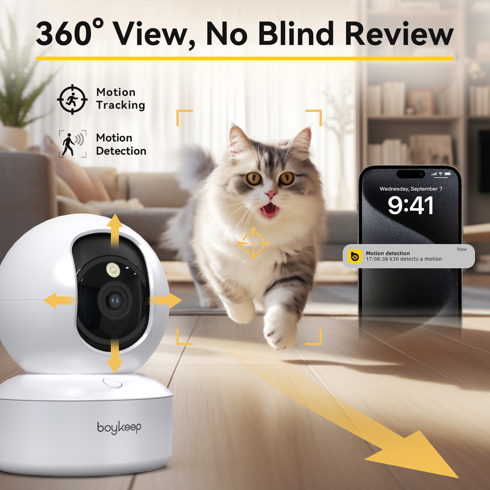 Boykeep 2K ペット犬用カメラ、電話アプリ付き、5G - Eufy Camera E220 のレビューと価格
